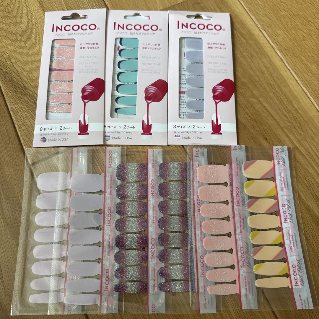 INCoco ネイルシール セット 12シート - メルカリ