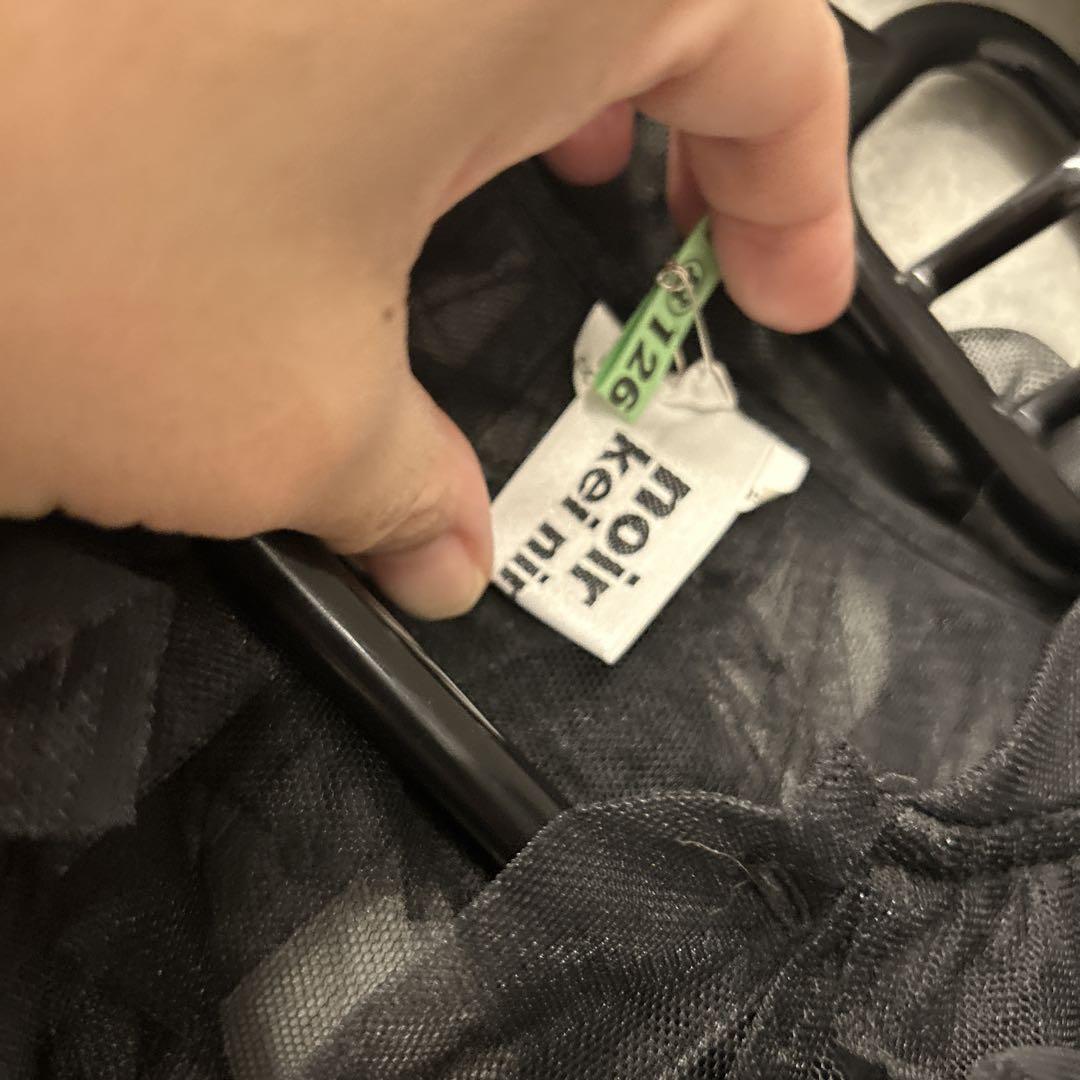 美品　レース　ブラウス　ノワールケイニノミヤ　黒