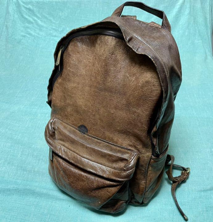 大人気新品 ゲンテン リュック ゴートヌメ トート型リュックサック - リュック/バックパック
