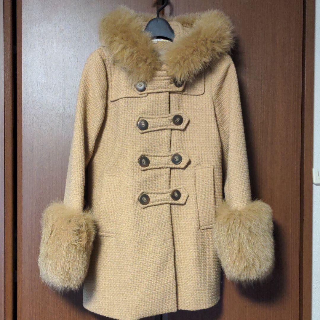 richサイズM★リッチリアルファーコート★フォックスファー★ダッフルコート richサイズM★リッチリアルファーコート★フォックスファー★ダッフルコート