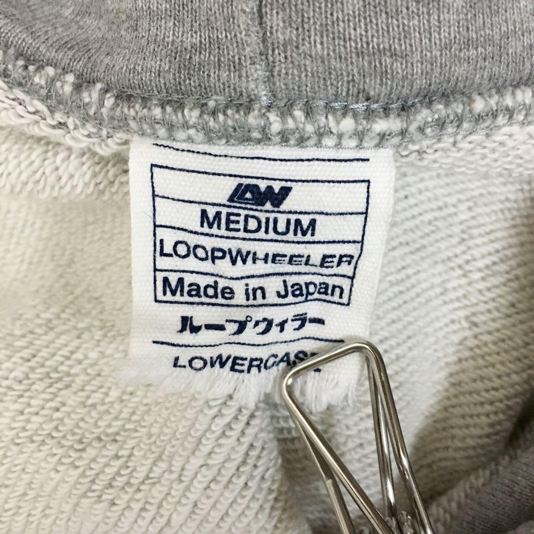 ループウィラー ローケース プルオーバー パーカー フーディ グレー Mサイズ