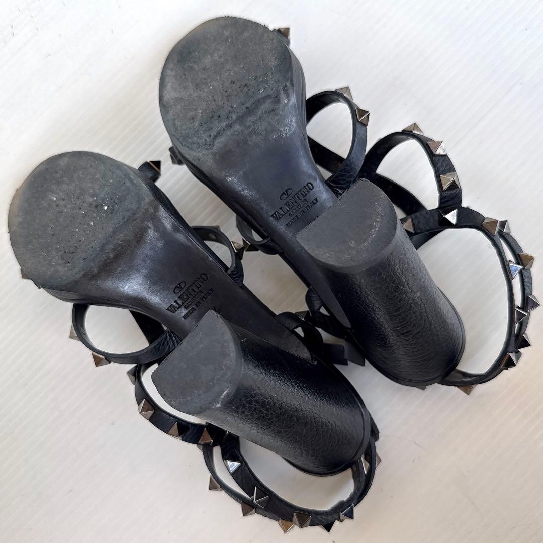 VALENTINO ヴァレンティノ スタッズ ストラップ ハイヒール サンダル VALENTINO ヴァレンティノ スタッズ ストラップ ハイヒール サンダル
