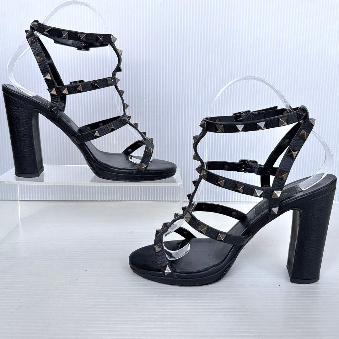 VALENTINO ヴァレンティノ スタッズ ストラップ ハイヒール サンダル VALENTINO ヴァレンティノ スタッズ ストラップ ハイヒール サンダル