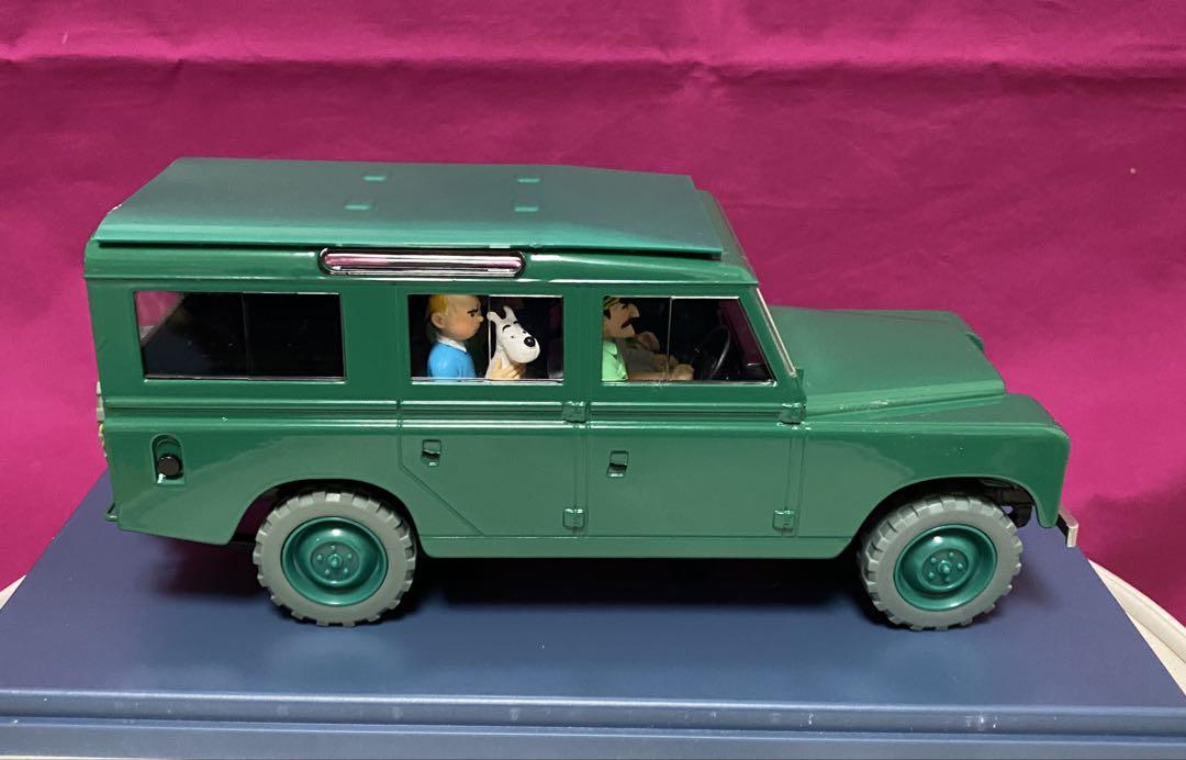 【タンタンTintinの車 LAND-ROVER ランドローバー 1/24】