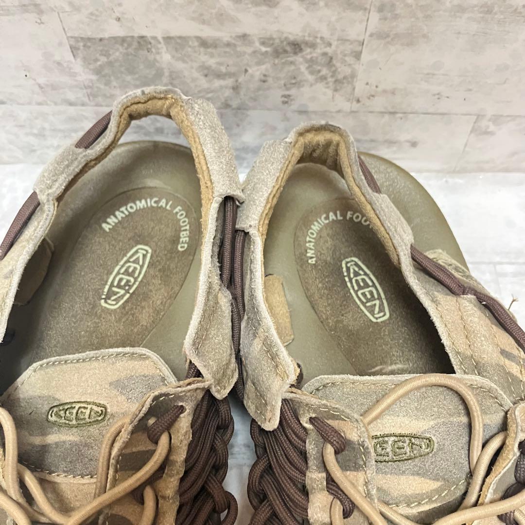 【美品】KEEN キーン UNEEK ユニーク サンダル 27㎝ グリーン