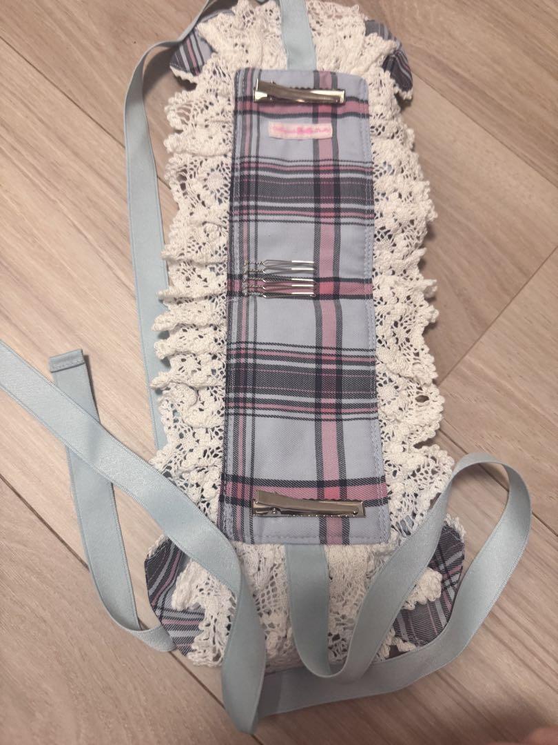 Angelic Pretty チェックおしゃまフリルヘッドドレス（タータン）