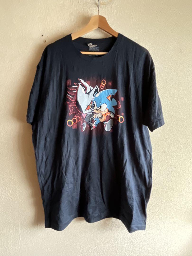 00s アニメ グッドレギュラー スーパーソニック ネイビー XL tシャツ 紺
