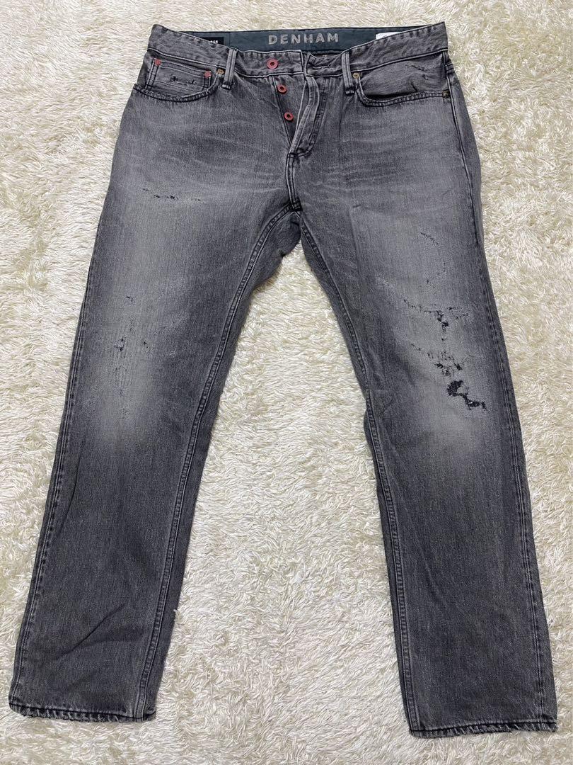 DENHAM デンハム デニムパンツ FORGE 赤タグ グレー