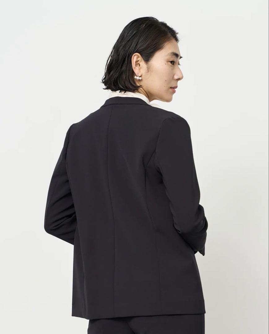 ストレッチファインノーカラージャケット - SOÉJU online store
