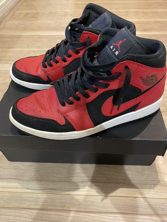 36 割引種類豊富な品揃え 限定値下げ Nike Jordan 1 Mid Bred エアジョーダン1 スニーカー 靴 Idea Rks Com