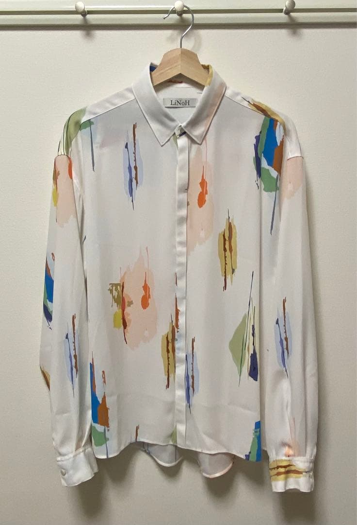 LiNoH リノー ART PRINT SHIRT アートプリントシャツ