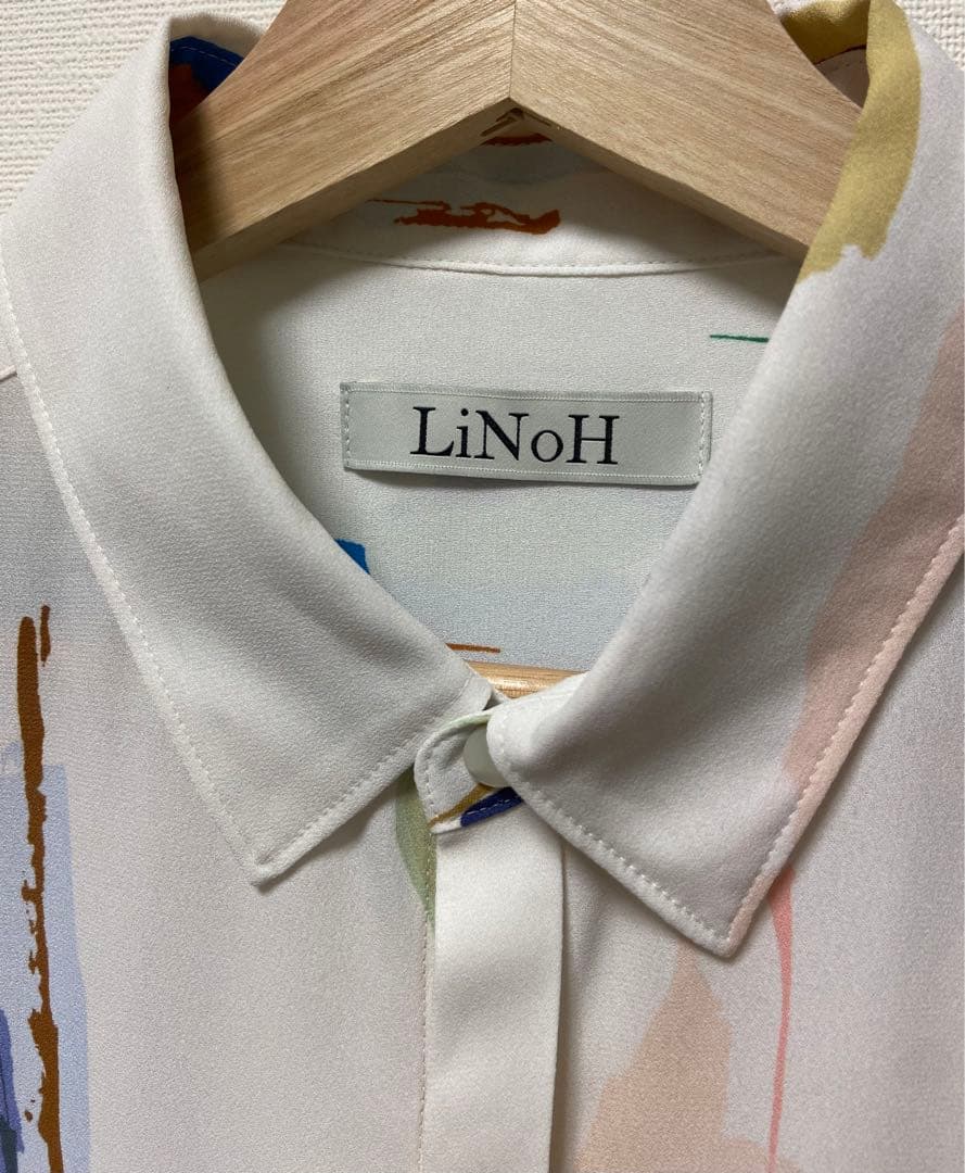 LiNoH リノー ART PRINT SHIRT アートプリントシャツ