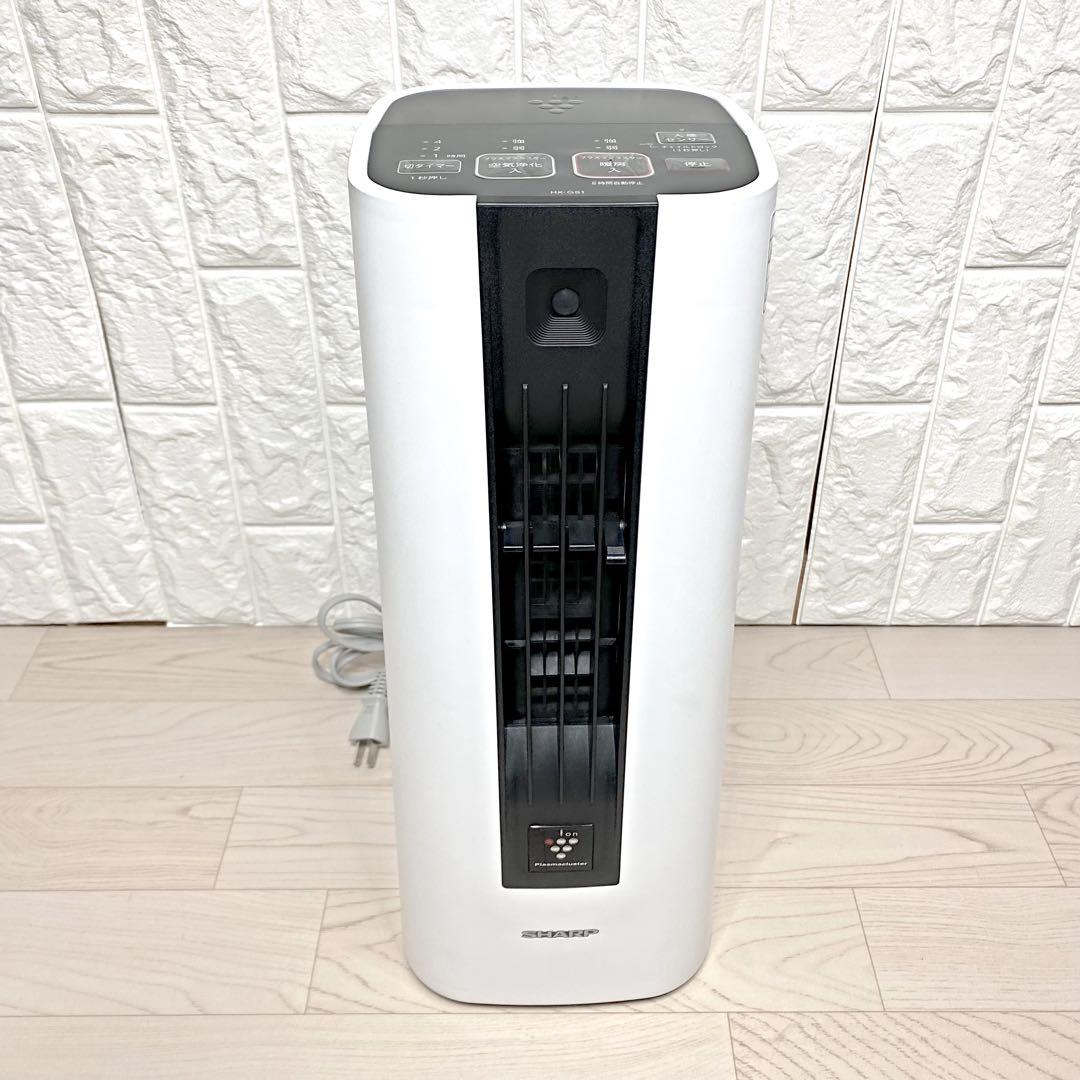 【美品】SHARP セラミックファンヒーター　HX-GS1-W