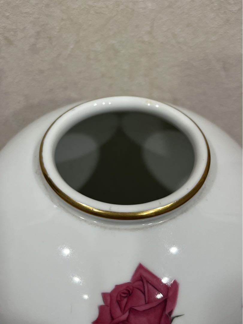 手描き ハンドペイント オールドノリタケ 花瓶 フラワーベース
