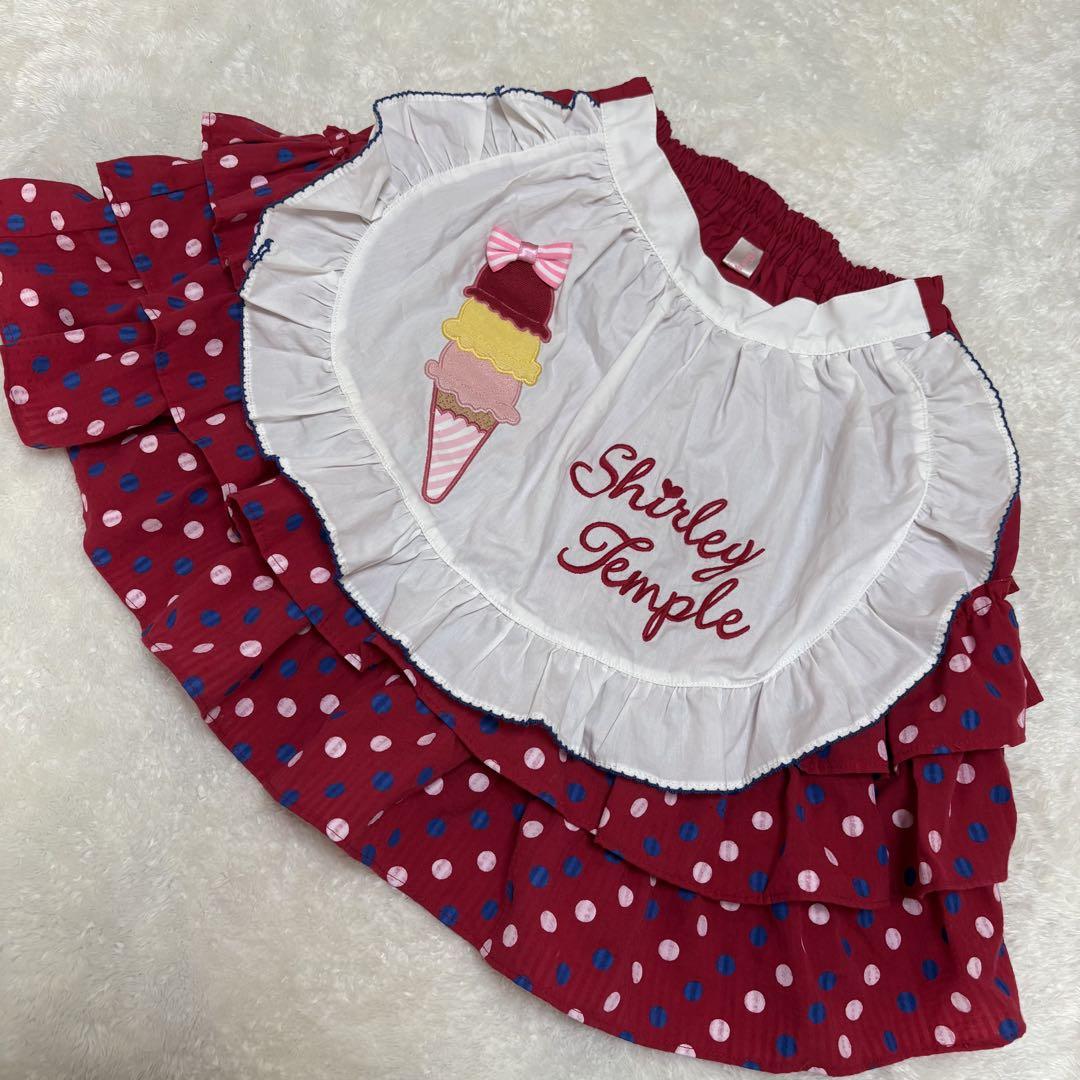 Shirley Temple アイスクリームワッペンスカート 130cm 4,500円