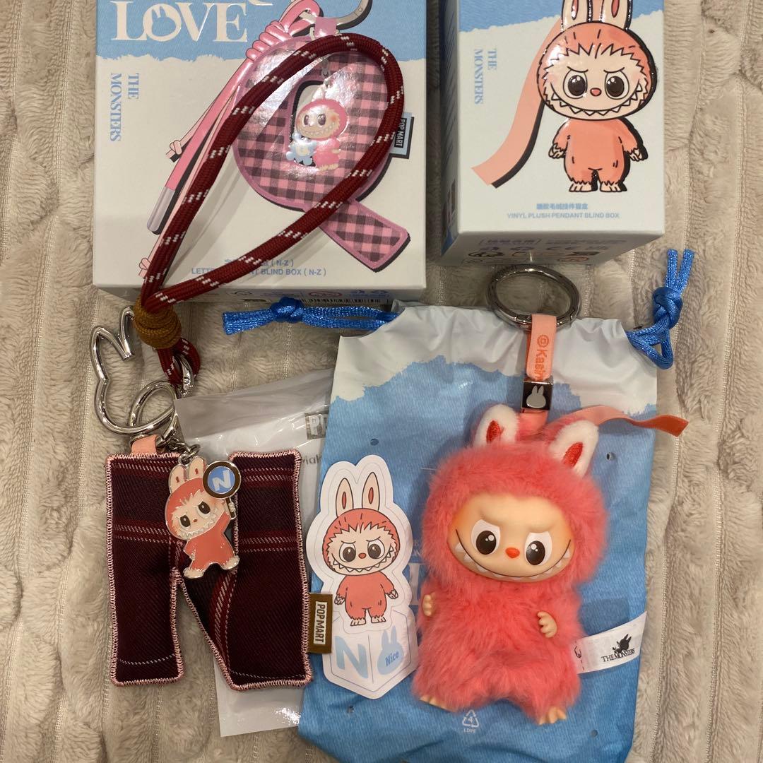 【N】 ラブブ　アルファベット 2点セット LABUBU