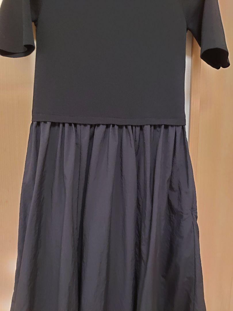 23区 黒 半袖ロングワンピース サイズ32 美品