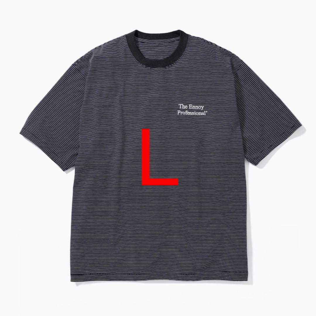 驚きの値段】 The Ennoy Professional®︎ ボーダーTeeブラック - T 有名な高級ブランド arts&science B-button woven tee2 Tシャツ/カットソー(半袖/袖なし)