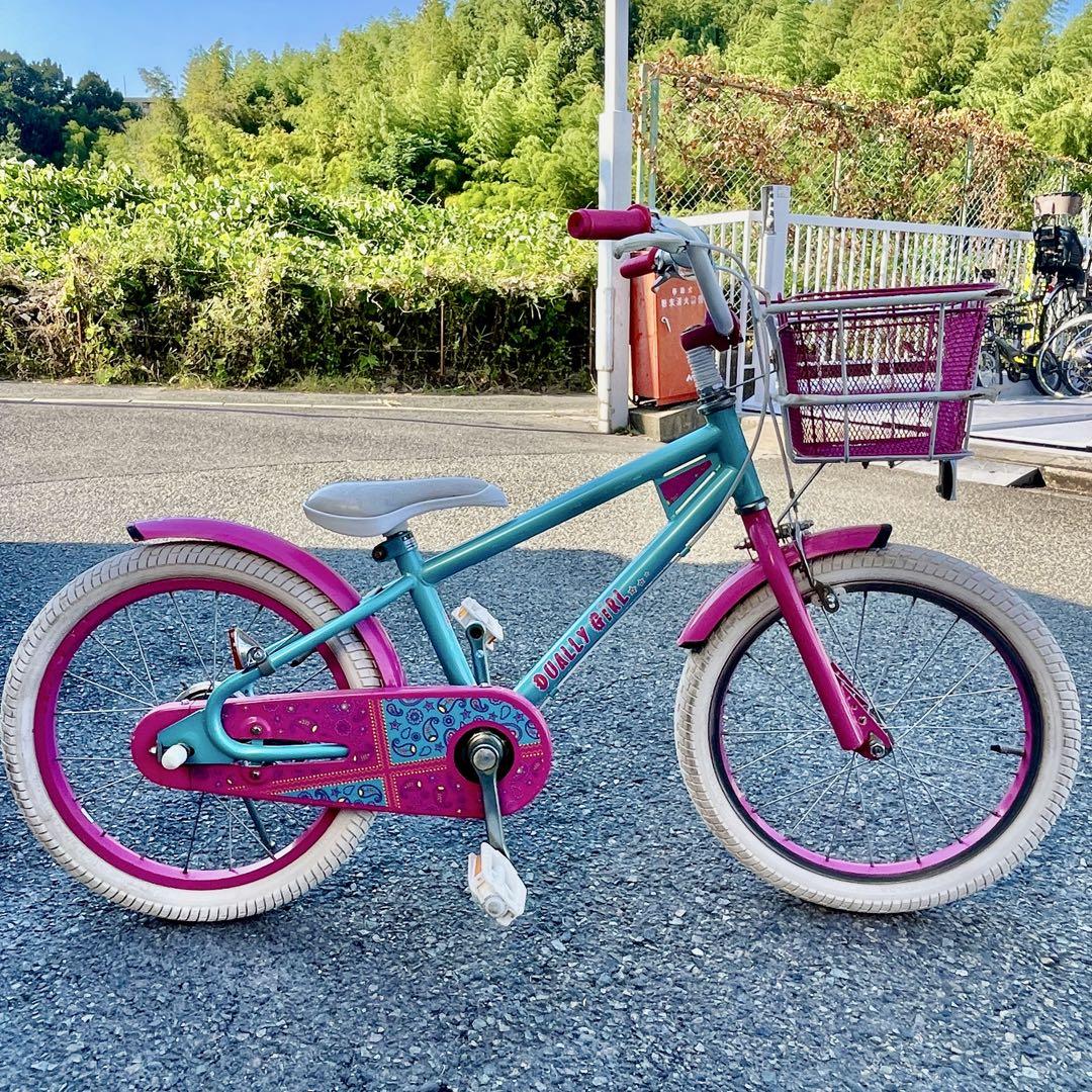 【美品】デューリーガール 16インチ 自転車 子供用 幼児用 サイクルあさひ リユース】デューリーガール 16インチ 2019年モデル 子供用 自転車