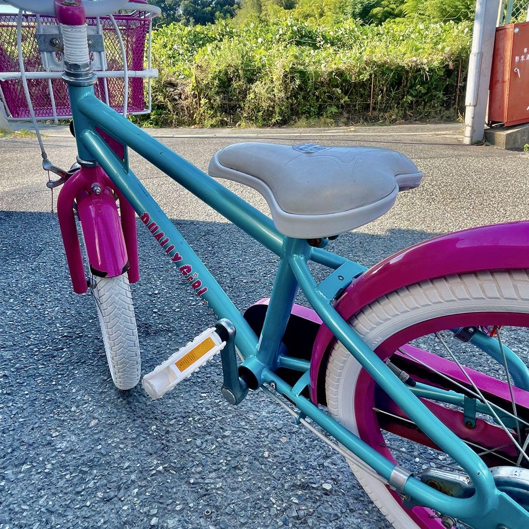 【美品】デューリーガール 16インチ 自転車 子供用 幼児用 サイクルあさひ 16インチ 子ども用自転車 あさひサイクル「デューリー」 （子供