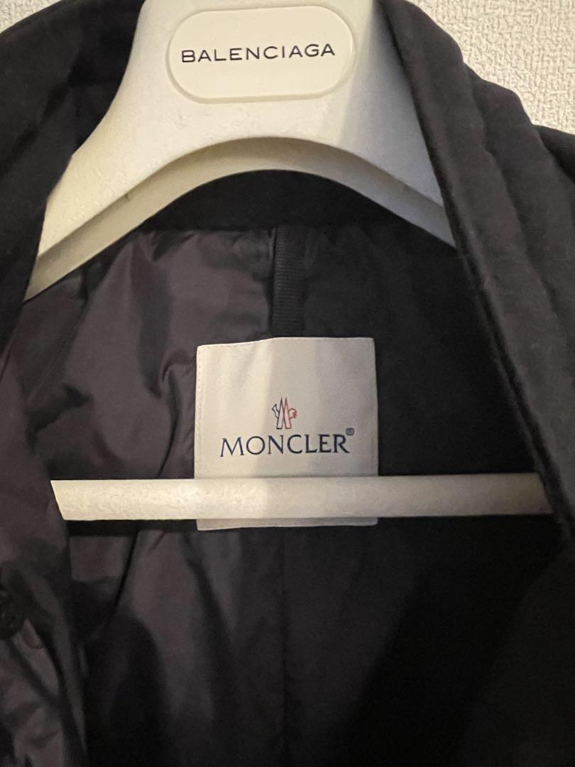 【正規店購入】MONCLER ダブルブレスト フード付きダウンコート