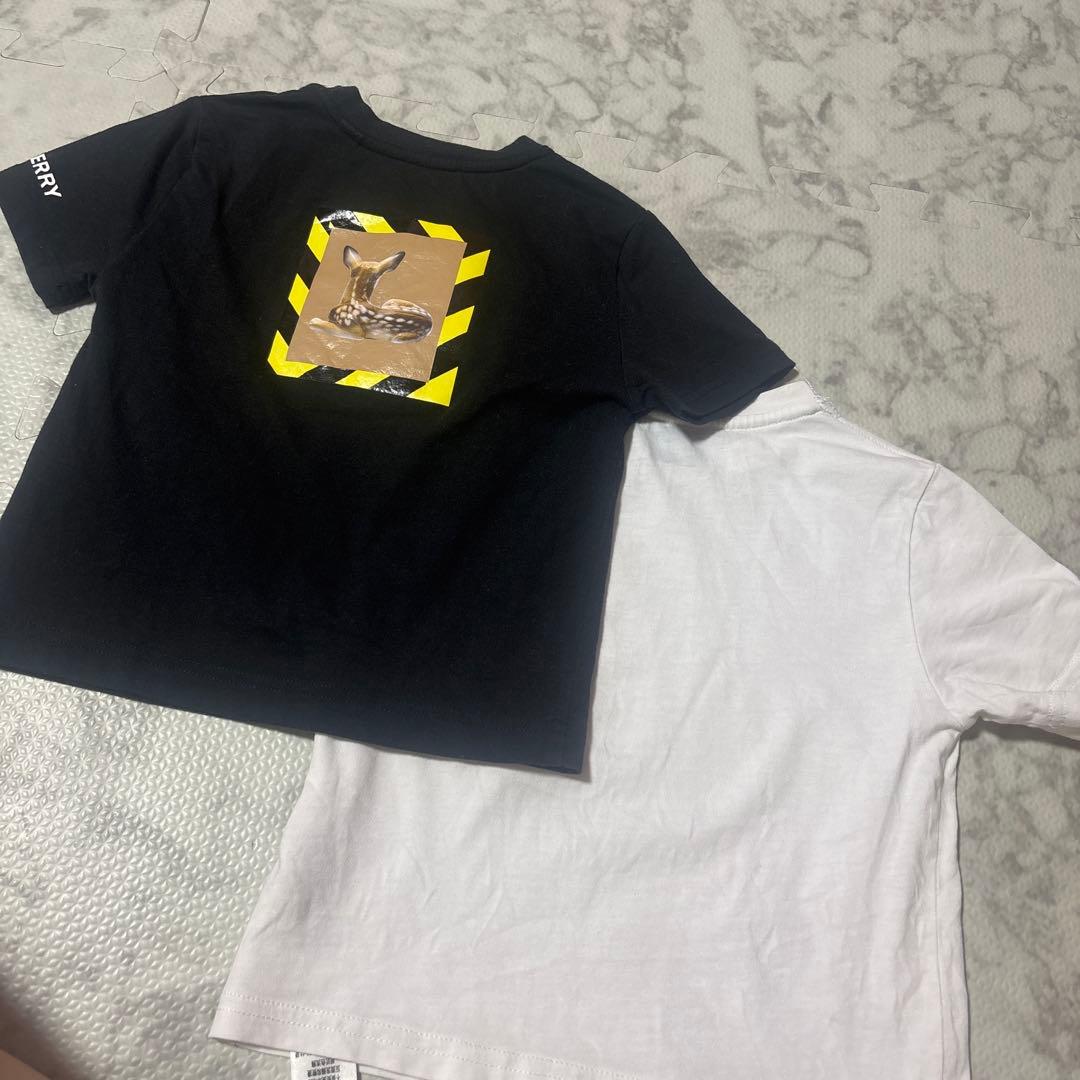 BURBERRY Tシャツセット 黒・白