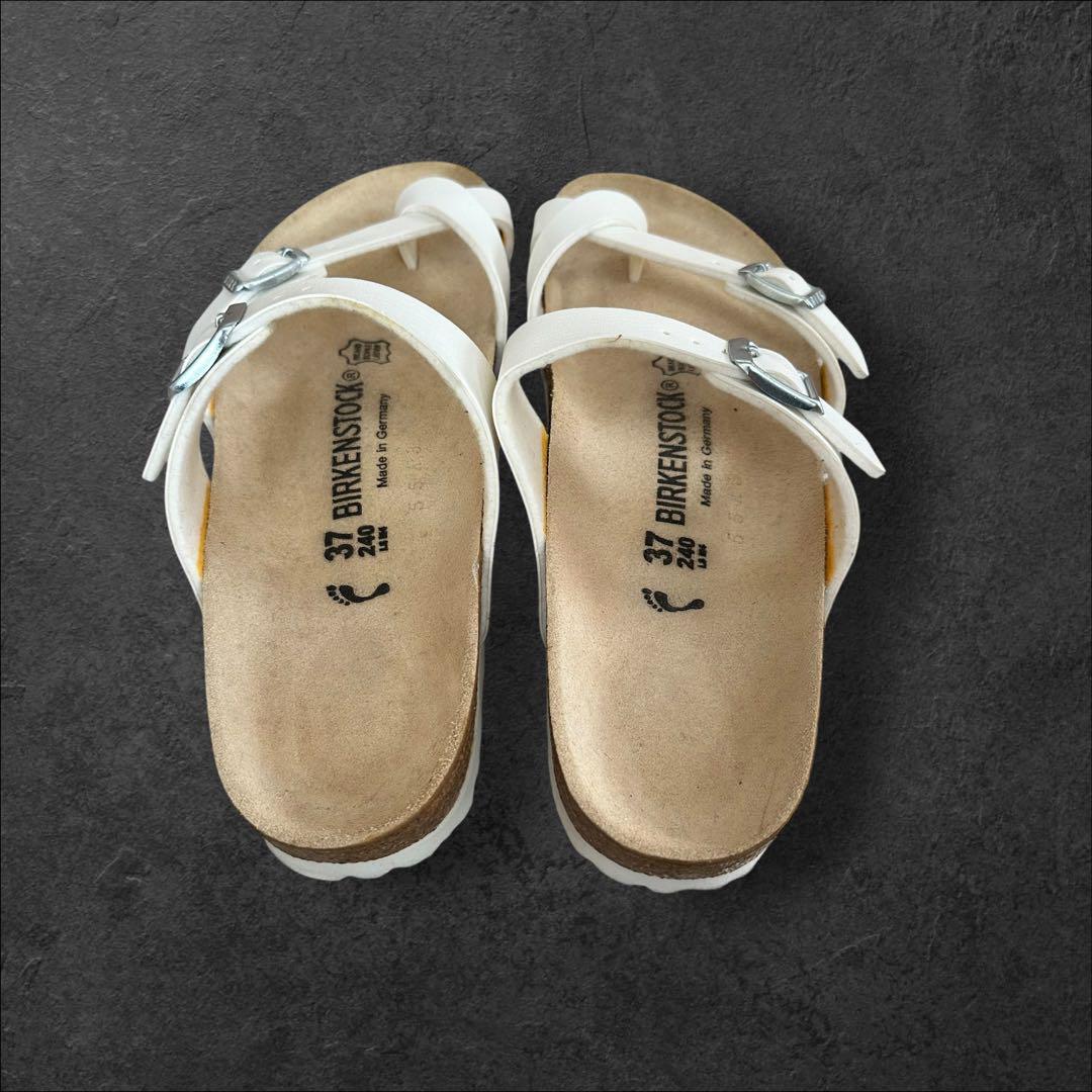美品☆BIRKENSTOCK MAYARI 白 24cm サンダル コンフォート