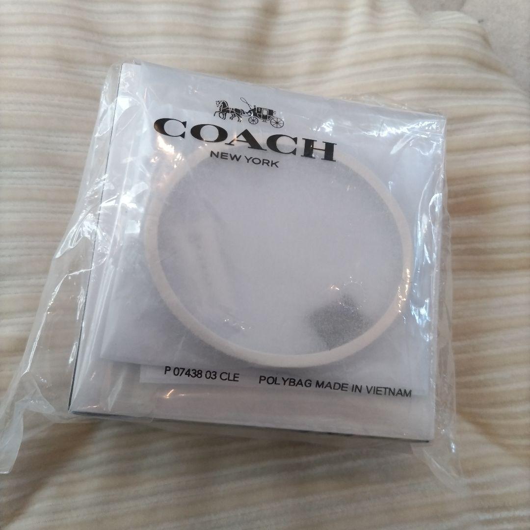 【新品、未開封】COACHロゴブレスレット