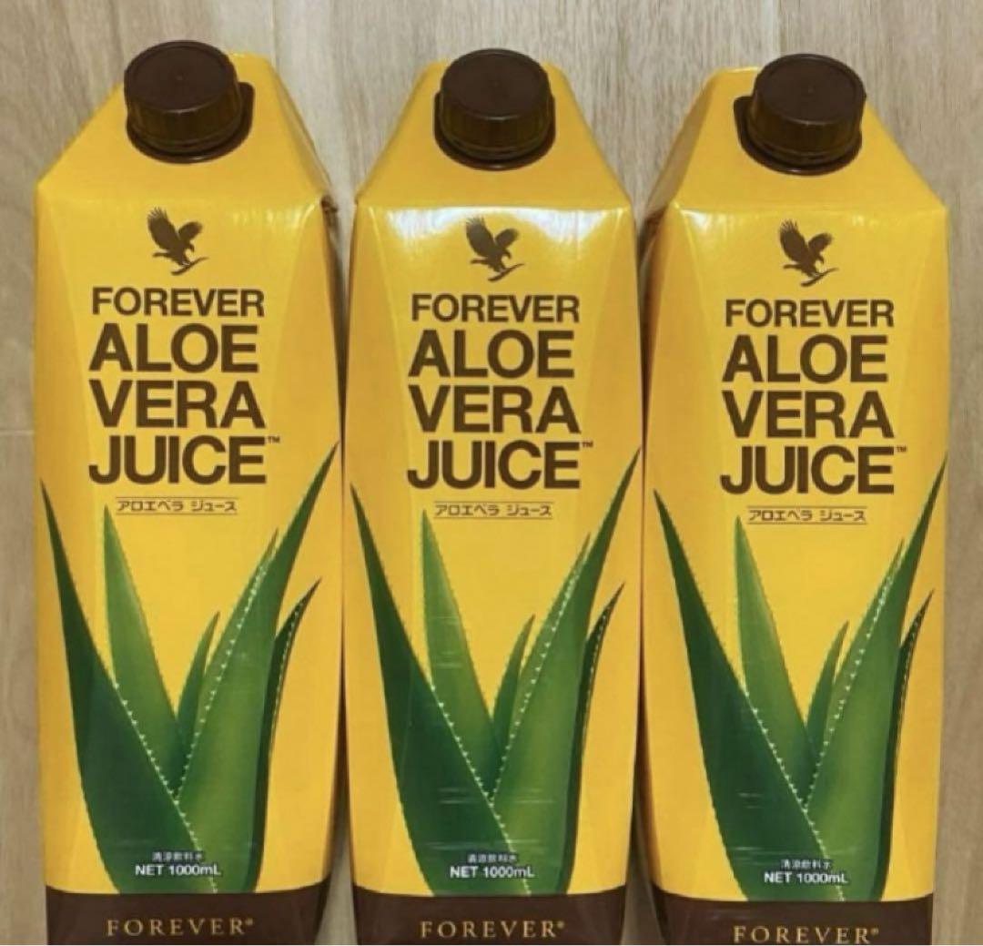 フォーエバーリビングアロエベラジュース　1000ml 3本入