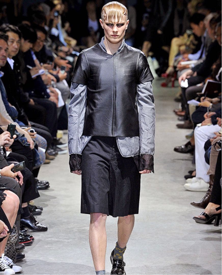 コムデギャルソン 2014ss 孵化期 レザー ベスト aljaser.com.bh