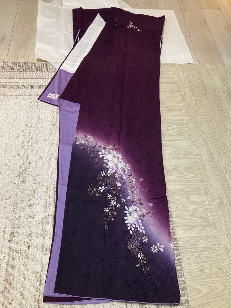 やまと誂製 訪問着 辻が花 翠山工房 正絹目立った傷や汚れなし