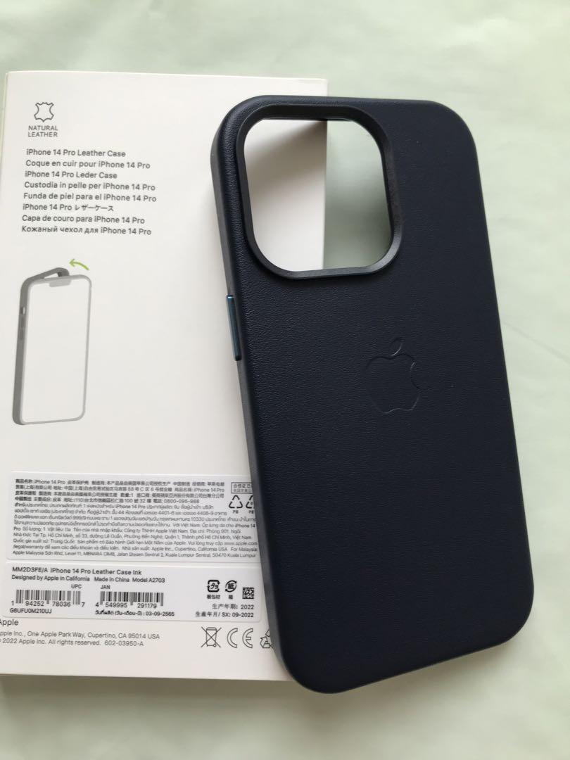 Mick【新品未使用】iPhone14用　純正レザーケース　インク m59736787129-1.jpg