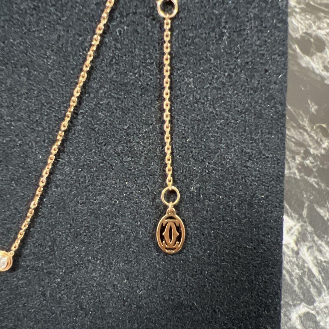 Cartier ネックレス ピンクゴールド ダイヤモンド ダムール xs