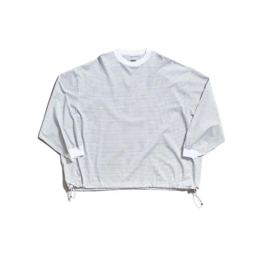 BALLOON BORDER LONG SLEEVE T-SHIRTL is-ness