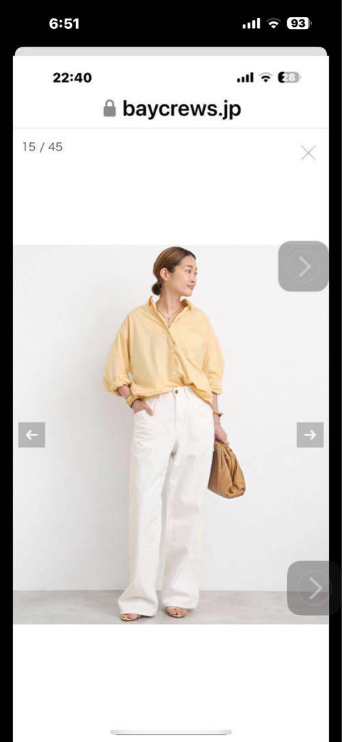 ‼️ちぃ様‼️専用！‼️ホワイト ストレートデニム パンツ