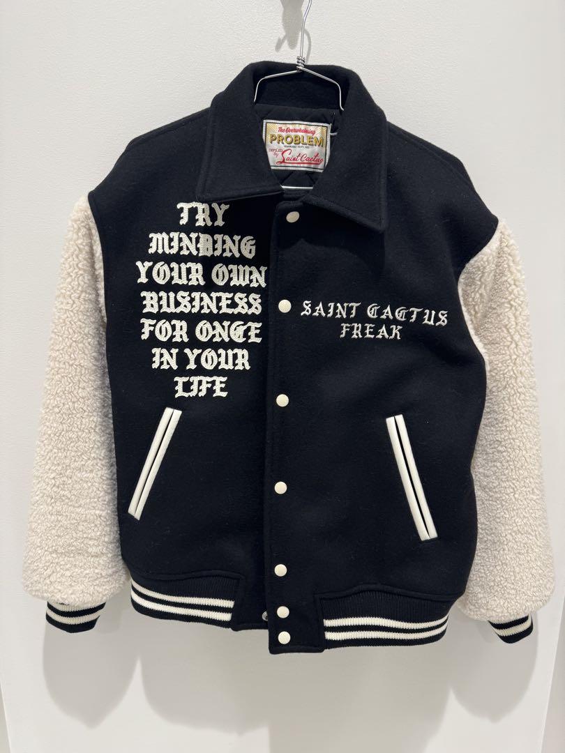 すぐお届け【SAINT Mxxxxxx】CP_VARSITY JKT/LMA / スタジャン SAINT M×××××× - 【残りわずか】【コラボ】SM-YS1-0000-C08