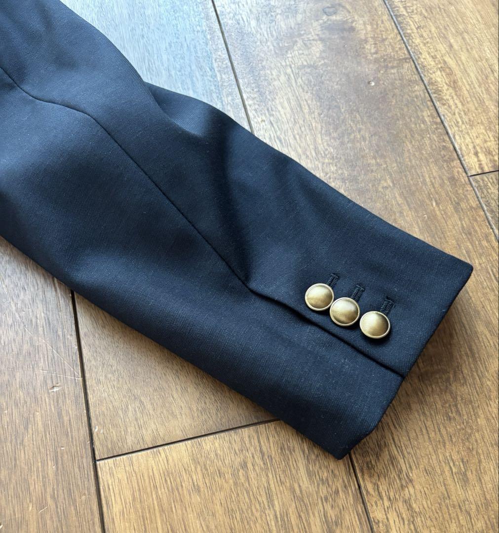 【美品】Mila Owen 金ぼたんダブルブレストロングブレザー