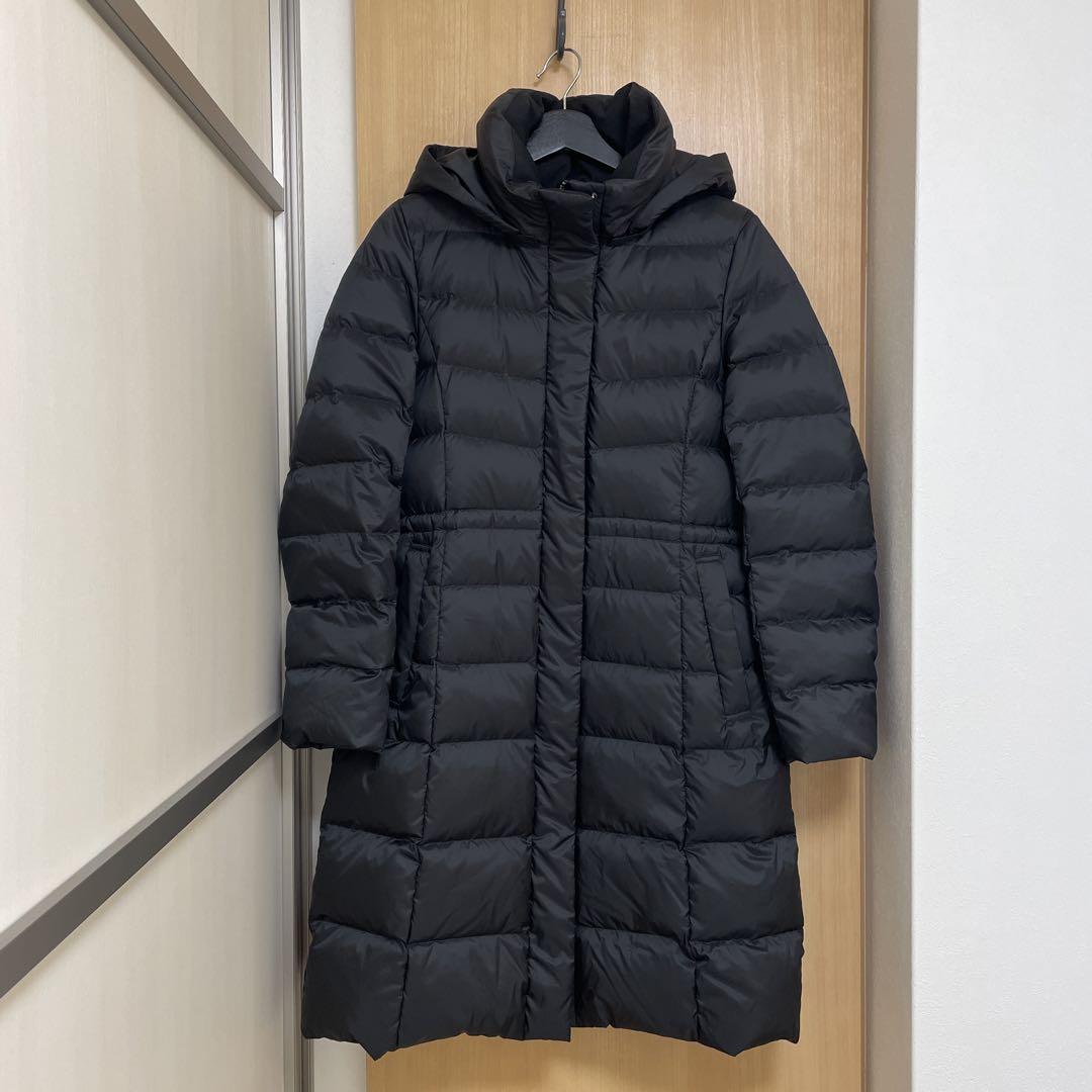 ★美品/即発送★23区 洗える/撥水加工 シレータフタ ロング ダウンコート