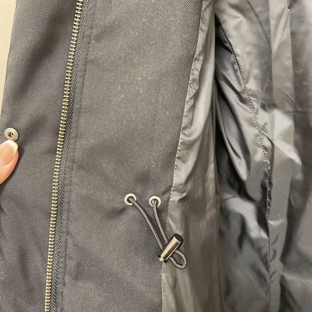 ★美品/即発送★23区 洗える/撥水加工 シレータフタ ロング ダウンコート
