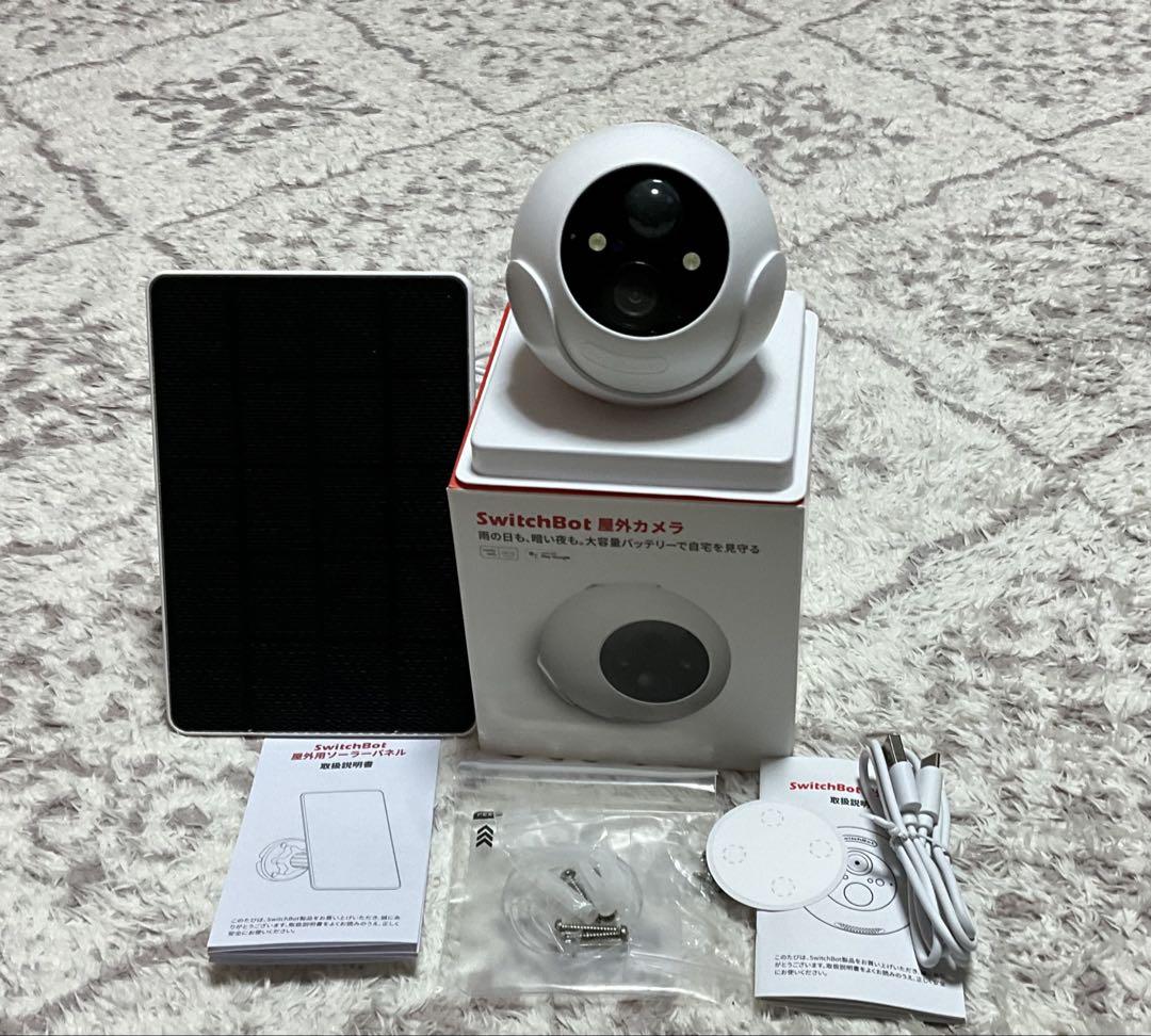 Switchbot 屋外カメラ3MPとソーラーパネルセット
