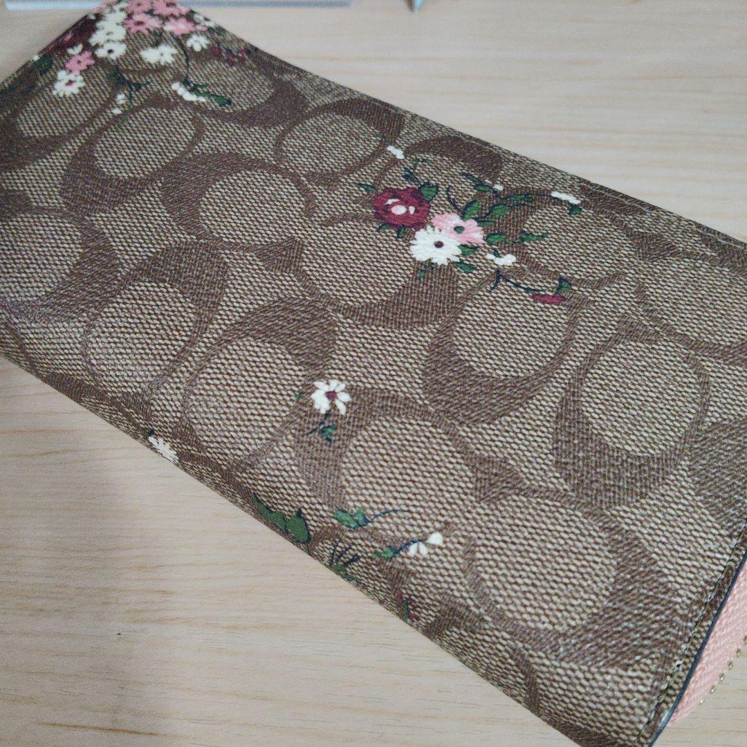 お値下げしました！COACH フラワープリント 長財布オンライン