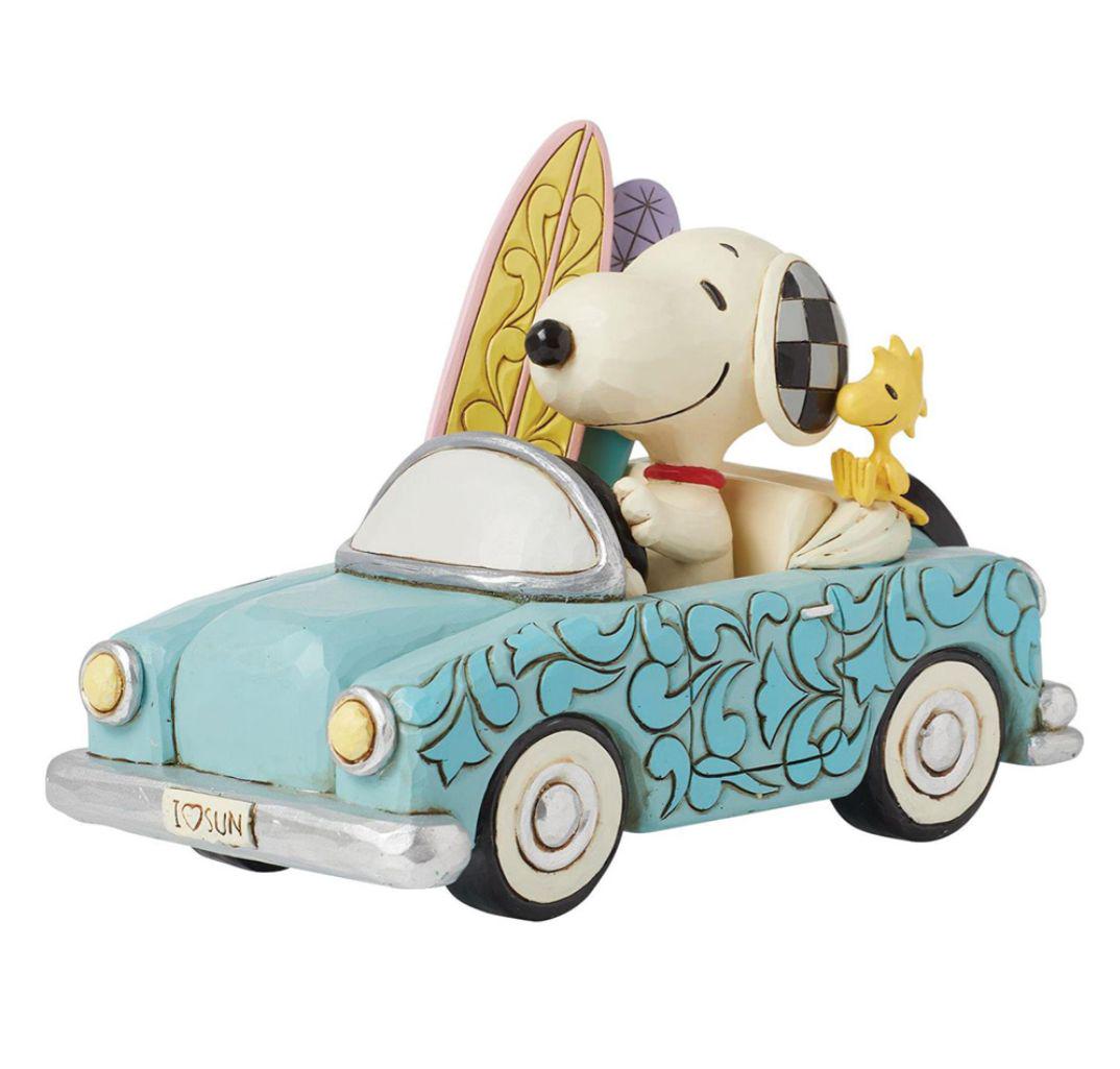 ジムショア　ピーナッツ　スヌーピー & ウッドストック　カー　サーフィン