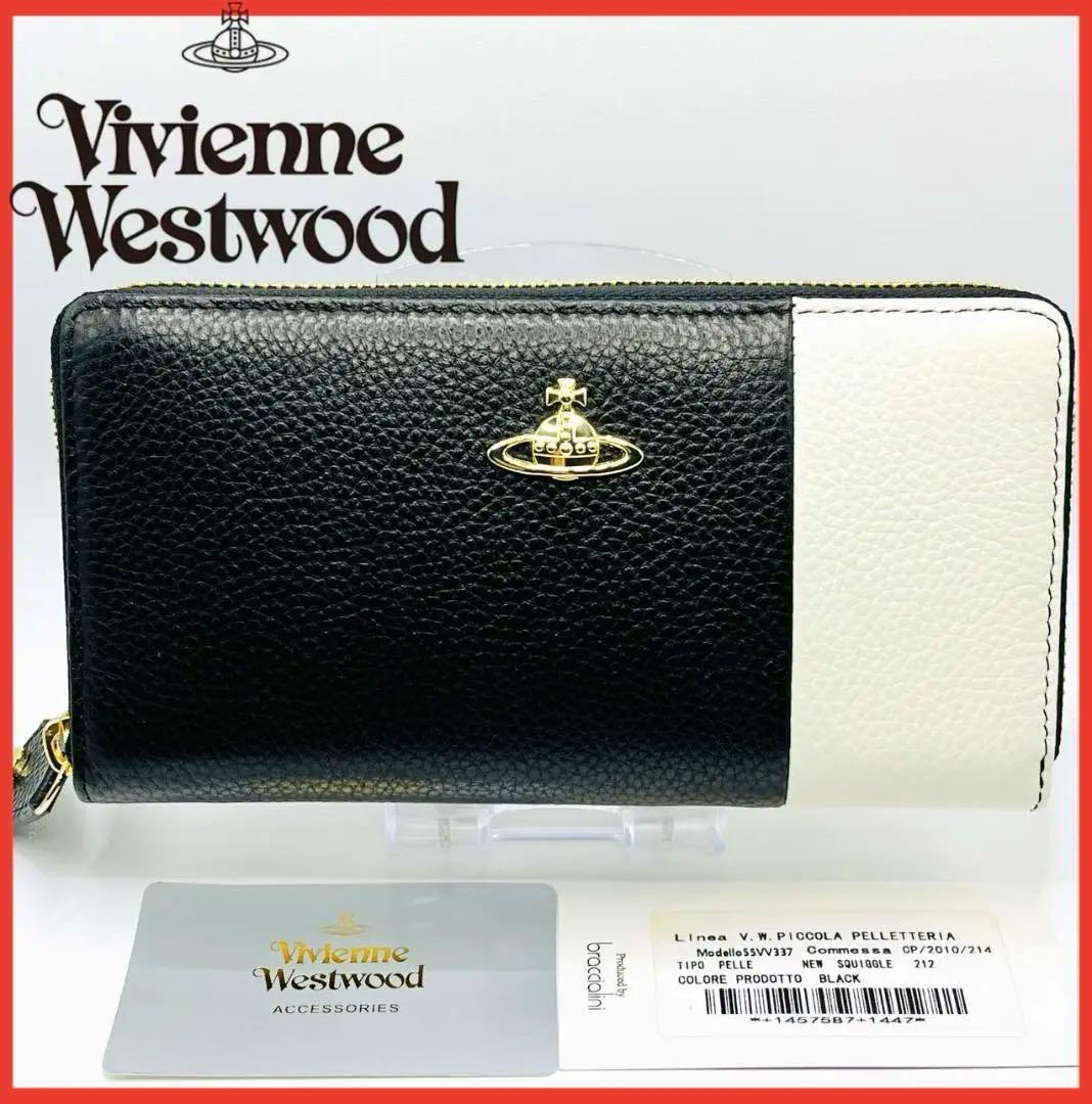 新品 未使用 Vivienne Westwood長財布 白×黒 55VV337 新品 未使用 Vivienne Westwood 55VV337 長財布 白×黒 - メルカリ