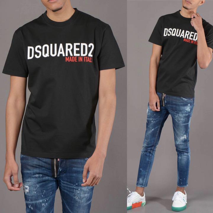 ブラック系,S卸売未使用 ディースクエアード 黒Tシャツ ロゴ 半袖 ...