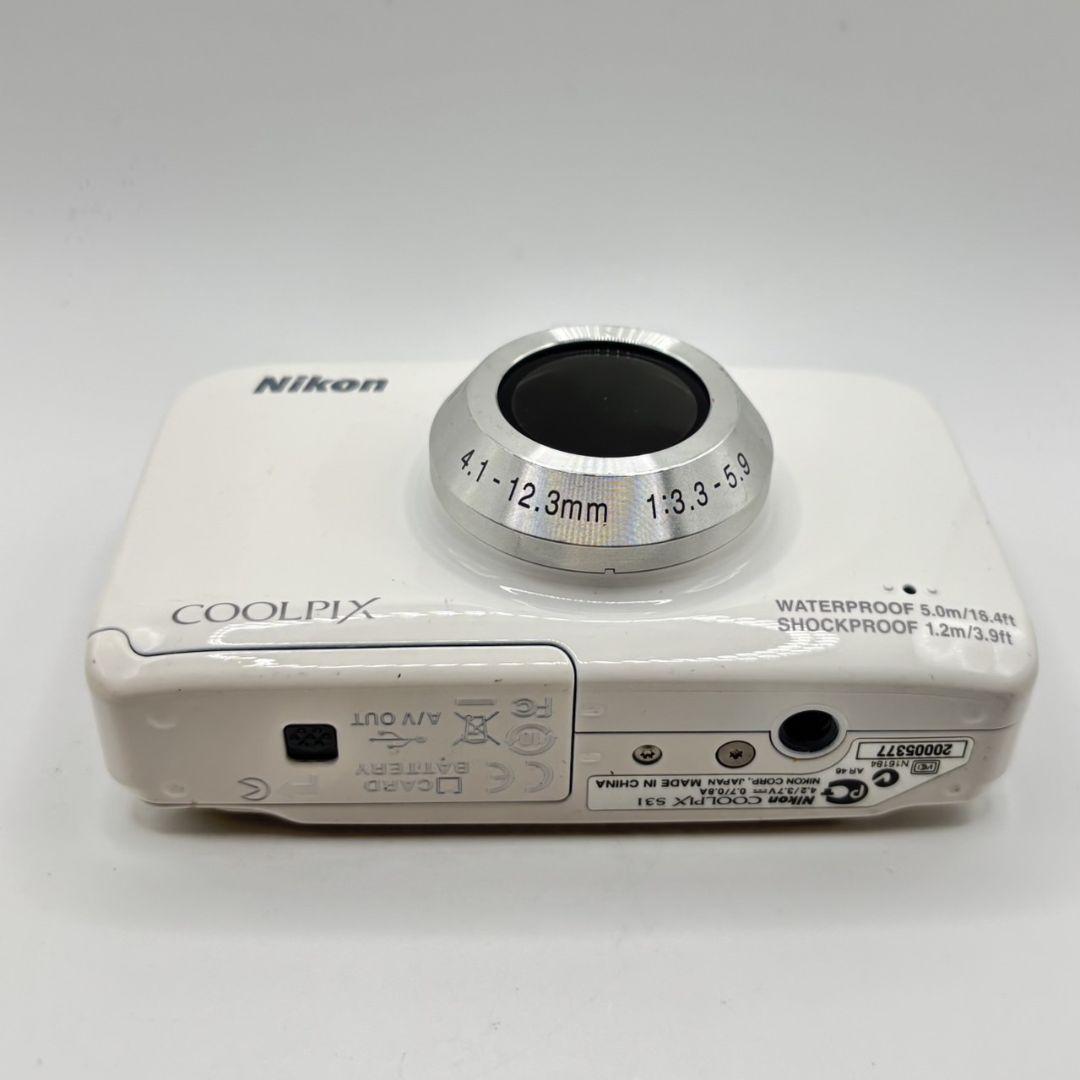 Nikon COOLPIX S31 ホワイト 新品バッテリー付