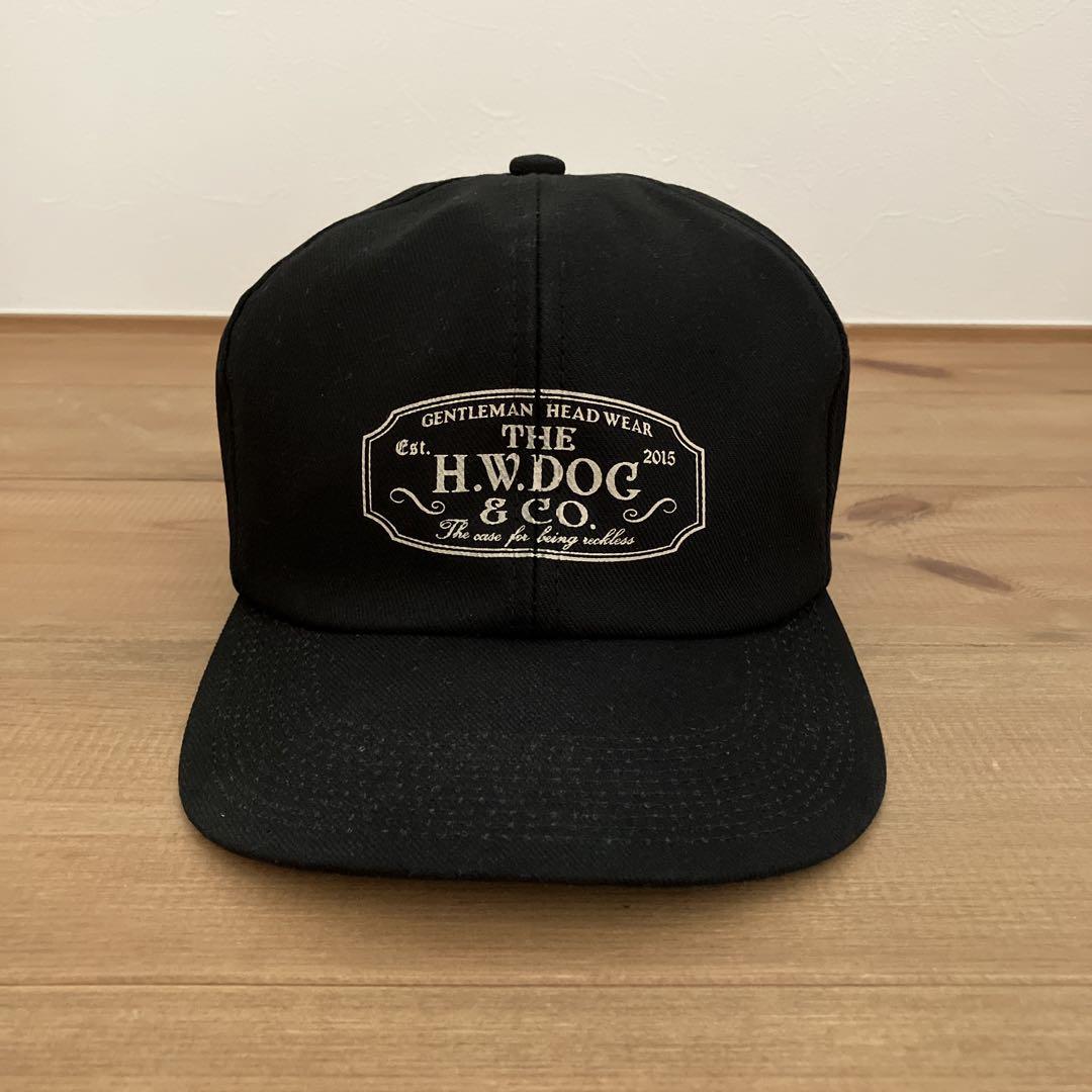THE H.W. DOG&CO. トラッカーキャップ ブラック 40