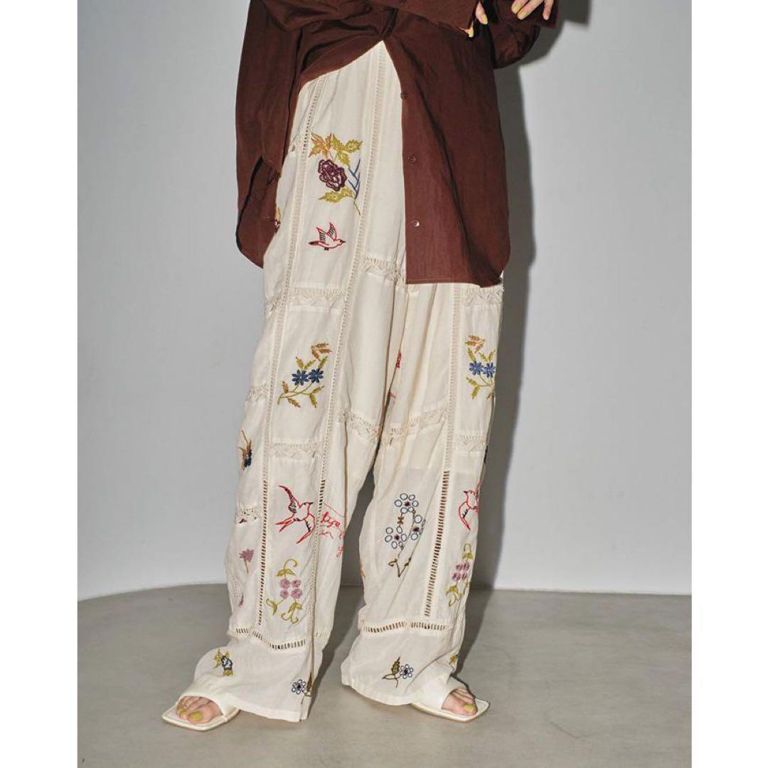 パンツ TODAYFUL Embroidery Patchwork Trousers TODAYFUL(トゥデイフル) / Life's online store（ライフズ