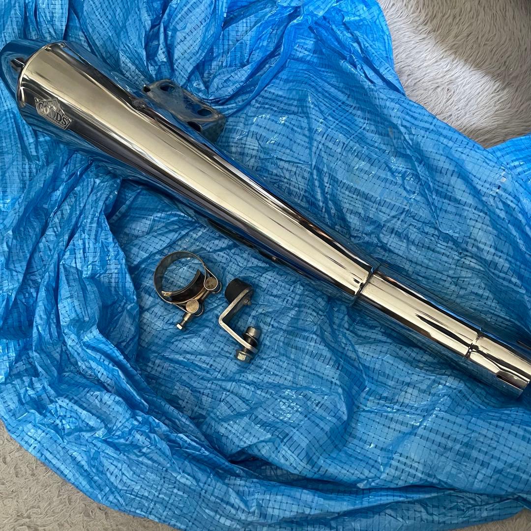 GOODSテーパードコーンマフラー SR400 FI final Edition