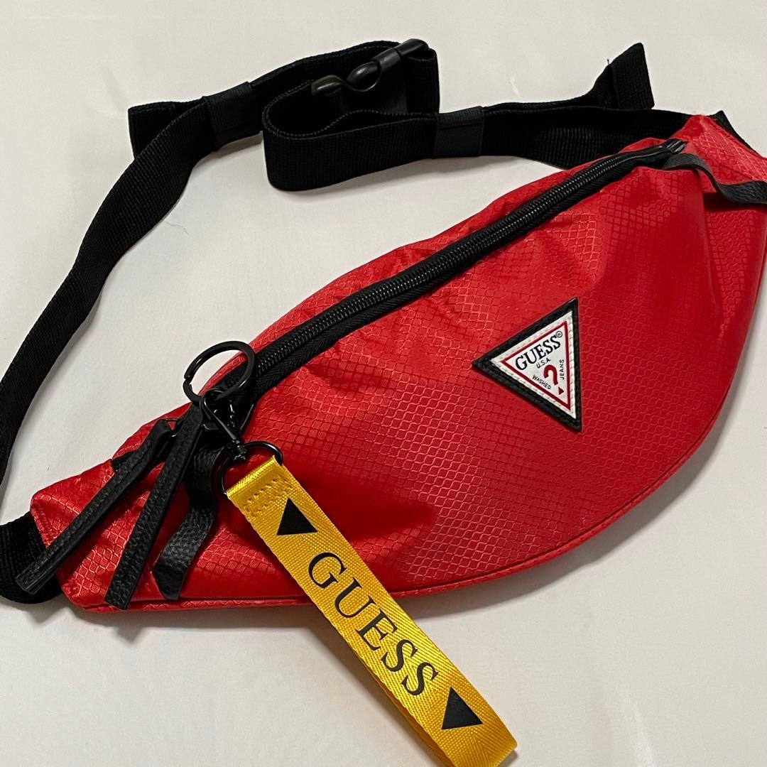 USA GUESS LOGO FANNY PACK ウェストポーチ 新品