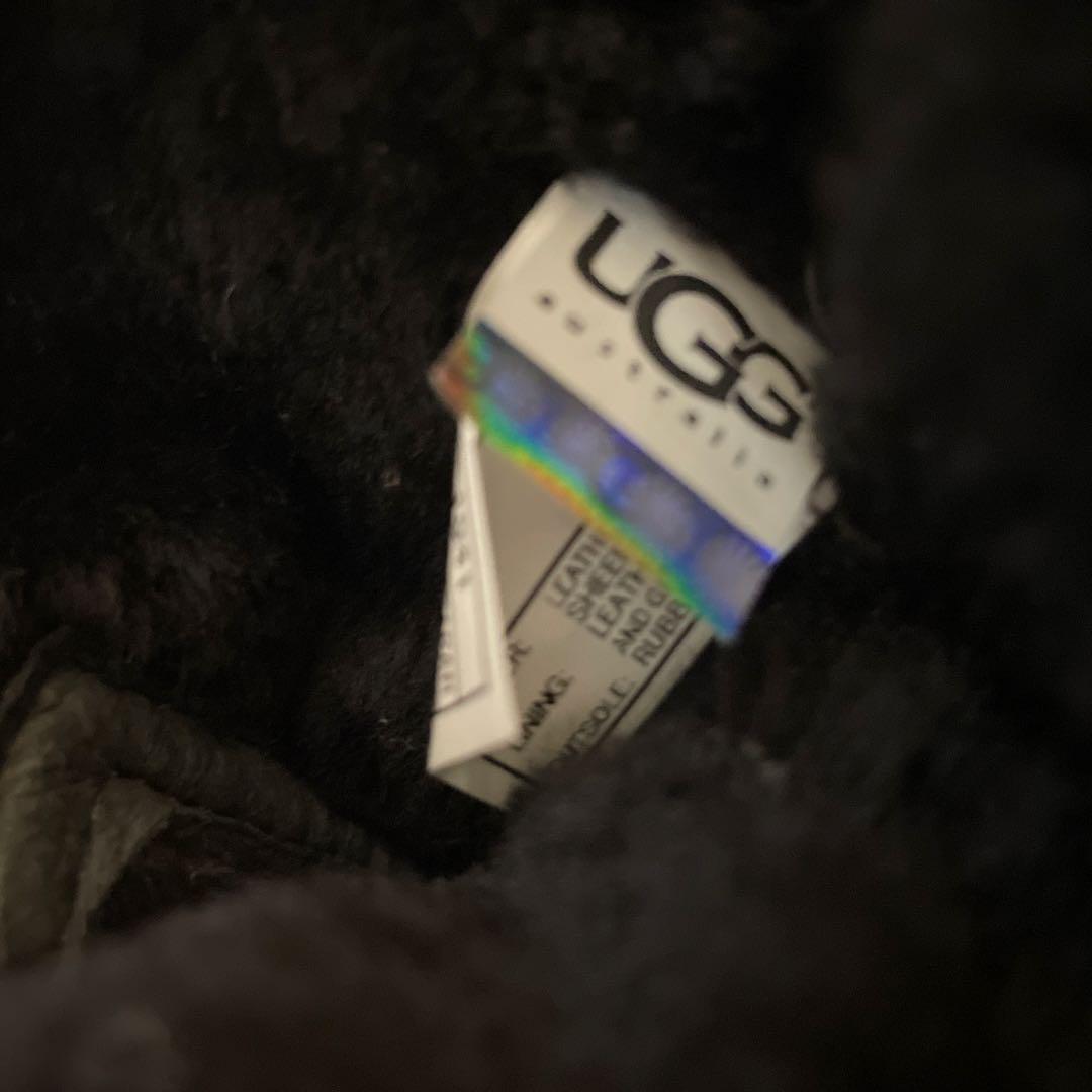 UGG ムートンブーツ 黒 ウェッジヒール W JOSLYN 1941 24㎝